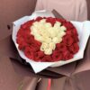 сердце из роз